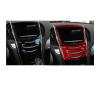 Automotive Interior Multimedia Panel Fit For Cadillac ATS 2013-2019 Accessories Car Carbon fiber pattern Pattern Interior Navigate Central Control Radio Panel Trim Sticker Fashionable And Aestheticall view 4