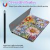 BPQOJB Galaxy Tab S9 Plus Case for Samsung Tab S9 Fe Plus Case 12.4 inch with Detachable Wireless Keyboard & 360 Degree Rotating Stand Protect Cover Acrylic Tablet Cover - Sunflower Flower view 3
