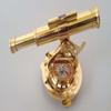 CREATIVEERA Vintage Compass Survey Vernier Transit Gold Designer Brass Theodolite Alidade Transit Telescope view 2