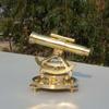 CREATIVEERA Vintage Compass Survey Vernier Transit Gold Designer Brass Theodolite Alidade Transit Telescope view 4