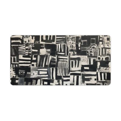 Desk Mat,Weird Shape Printed Office Desk Pad,Large Gaming Mouse Pad with Non-Slip Rubber Base,Stitched Edge,Computer Desk Mat,Laptop Desktop Mat for Office/Home/Decor (23.6"x11.8")