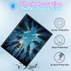 BPQOJB Galaxy Tab S9 Plus Case for Samsung Tab S9 Fe Plus Case 12.4 inch with Detachable Wireless Keyboard & 360 Degree Rotating Stand Protect Cover Acrylic Tablet Cover - Forest Tree Galaxy view 4