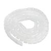 Spiral Protector Cable Organizer Flexible Wire Wrap Spiral Winding Sleeve 10mm 12mm 16mm 18mm 20mm 25mm Tube Diameter Winding Tube Protector Wraps Cable(1.8 Meter 25mm ID White) view 1