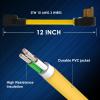 NEMA 14-30 to NEMA 6-20/6-15 Cord Adapter, STW 10 AWG, 3 Prong Dryer Adapter, 125V/250V, 30A to 20A/15A - Durable, Heavy-Duty Adapter for EV Charging 1FT view 3