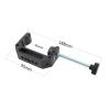 CAMVATE Extended Size C Clamp + Long Cheese Plate + Wall Ceiling Mount with 1/4"-20 Thread view 3