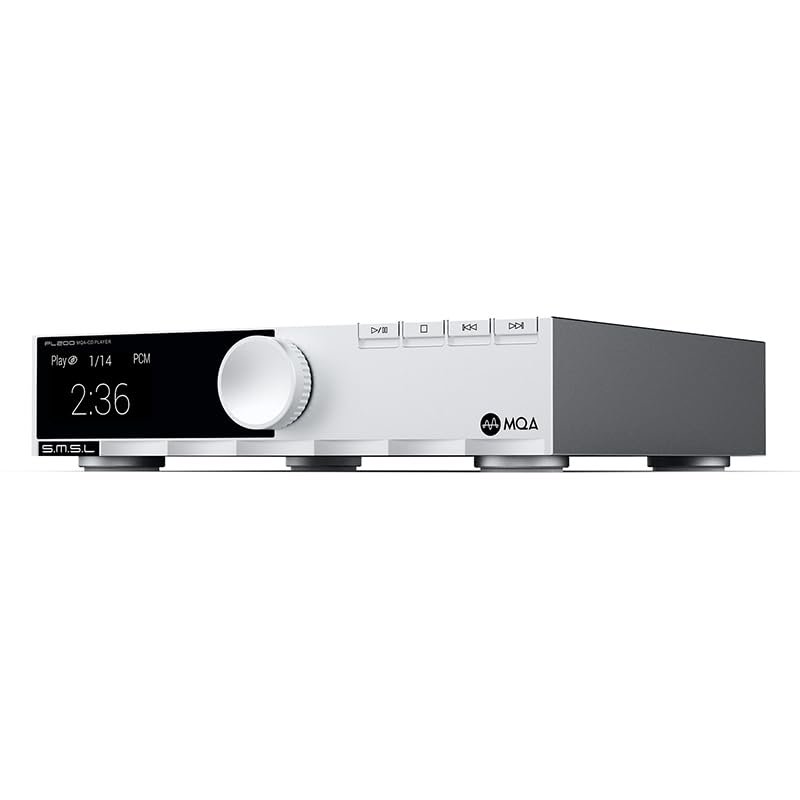 LEAUDIO S.M.S.L PL200 MQA CD Player Digital Audio Piano Keys Design AK4499EX DSD512 Bluetooth LDAC Aptx-HD
