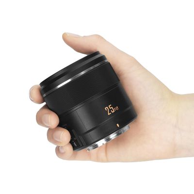 YN25 mm F1.7M Auto Focus Standard Prime Lens, Mirrorless Micro Four Thirds, Compatible with Olympus and Panasonic Cameras Black
