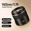 YN25 mm F1.7M Auto Focus Standard Prime Lens, Mirrorless Micro Four Thirds, Compatible with Olympus and Panasonic Cameras Black view 2