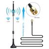 Lizusidtsy 2.4G 5.8G Small Suction Cup Antenna LTE External High Gain LORA Full Netcom Data Collector Antenna, black, 500223304 view 4