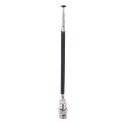 Adjustable Wireless Mic Receiver Antenna UHF 100MHz-900MHz BNC Connector Steel Extension for Clear Signal Microphone Accessories