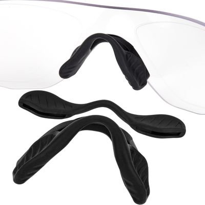 Betterun Black Replacement Nose Pads Pieces for Oakley EV Zero Path OO9308/EV Zero Pitch OO9383/EV Zero Range OO9327/EV Zero Blades OO9454/EV Zero Stride OO9386/EV Zero Ascend OO9453 Sunglass, 1 Pair