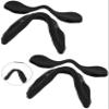 Betterun Black Replacement Nose Pads Pieces for Oakley EV Zero Path OO9308/EV Zero Pitch OO9383/EV Zero Range OO9327/EV Zero Blades OO9454/EV Zero Stride OO9386/EV Zero Ascend OO9453 Sunglass, 1 Pair view 2