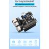 PCIe to Gigabit Ethernet and USB 3.2 Gen1 HAT for Raspberry Pi 5, Extend PCIe Interface to 3X High Speed USB 3.2 Gen1 Ports and 1x Gigabit Ethernet Port, Driver-Free, Plug and Play view 2