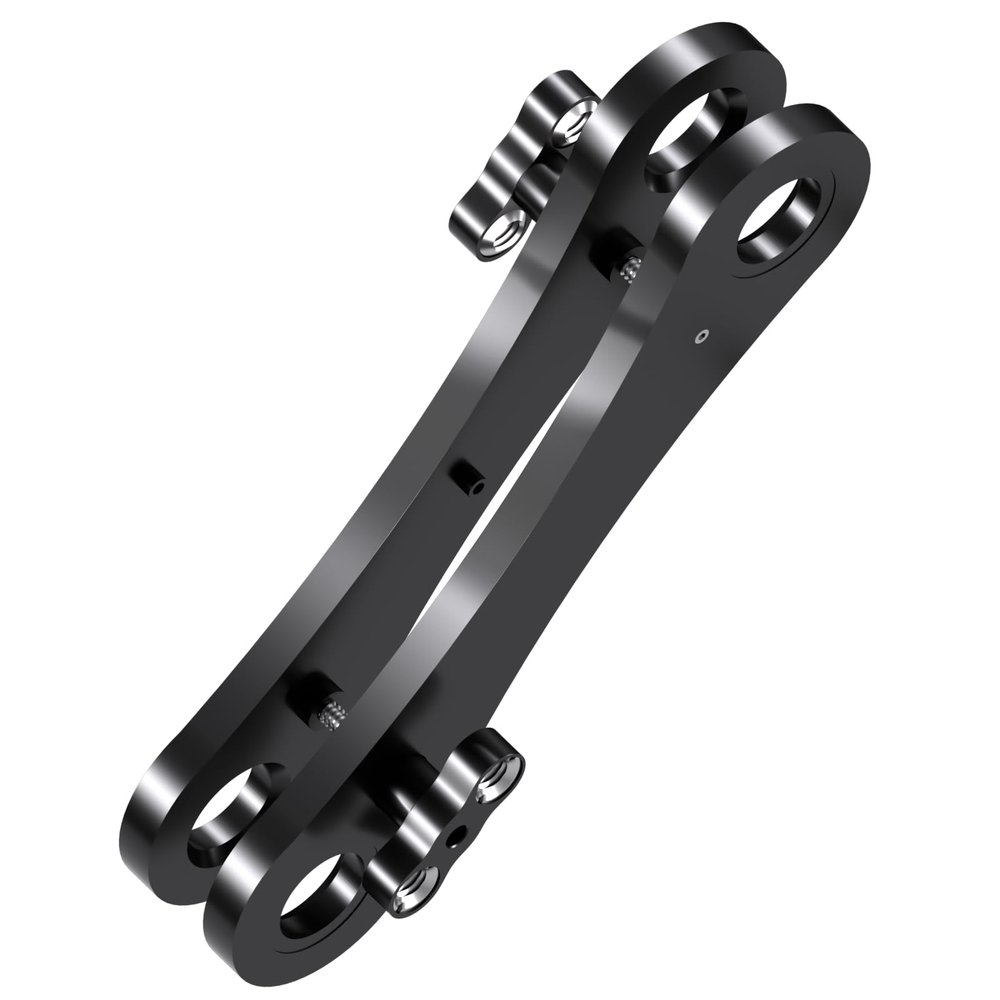Double Socket Arm 1 Ball,Ball Mount Arm Composite Material Compatible with RAM Mounts B Size 1''Ball Components.Mounting Bases and Device Holders with 1''Ball Adapter (Long Arm-6.8Length)