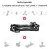 Double Socket Arm 1 Ball,Ball Mount Arm Composite Material Compatible with RAM Mounts B Size 1''Ball Components.Mounting Bases and Device Holders with 1''Ball Adapter (Long Arm-6.8Length) view 3