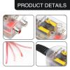 2-Channel Car Stereo Audio Speak Delay Signal Hi-Low Converter, Car Line Audio Output Converter, Portable Vehicle Impedance Signal Converter, Universal Car Inputs Accessories (Transparent) view 3