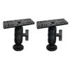 Nuhikap 2X Universal Marine Kayka Electronic Fish Finder Mount Fishfinder Plate Rotating Boat Supporter view 1