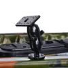 Nuhikap 2X Universal Marine Kayka Electronic Fish Finder Mount Fishfinder Plate Rotating Boat Supporter view 4