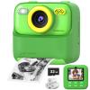 Kids Instant Digital Cameras for Boys and Girls, 1080P HD Dual-Lens Selfie Digital Camera with Print Paper & 32G Card, Christmas Birthday Gifts Toys for Toddler and Teenagers Age 3-16 Years Old view 1
