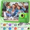 Kids Instant Digital Cameras for Boys and Girls, 1080P HD Dual-Lens Selfie Digital Camera with Print Paper & 32G Card, Christmas Birthday Gifts Toys for Toddler and Teenagers Age 3-16 Years Old view 2