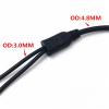 Generic 1Pcs GX12 4Pin Aviation Male/Female Plug to BNC Female + DC Male Cable Adapter for CCTV Camera Security DVR Microphone 35CM (4Pin Male) view 4