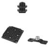 CAMVATE 5/8"-27 Male Threaded Cold Shoe Adapter + Camera Cheese Mounting Plate + 5/8'' Male to 1/4'' Female view 1