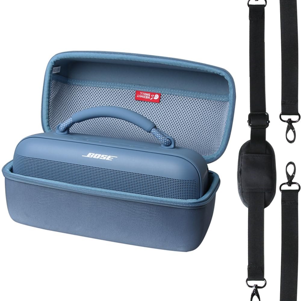 Hermitshell Hard Travel Case for Bose SoundLink Max Portable Speaker (Blue)