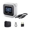 Syntech Airplane Bluetooth Transmitter Receiver for Airpods or Headphones, LED Display Dual Pairs Low Latency Wireless Bluetooth 5.3 Audio Adapter with Extra Dual 3.5mm AUX Adapter for Flight Car view 1