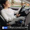 Syntech Airplane Bluetooth Transmitter Receiver for Airpods or Headphones, LED Display Dual Pairs Low Latency Wireless Bluetooth 5.3 Audio Adapter with Extra Dual 3.5mm AUX Adapter for Flight Car view 3