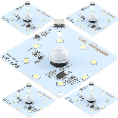 JESSINIE 5pcs YX-479 Mini LED Night Light PIR Human Motion Sensor, Infrared IR Detector for Body Movement,USB Rechargeable 3.2V