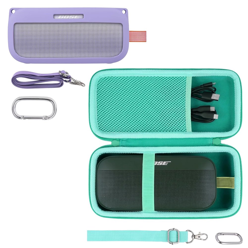 co2CREA Hard+Silicone Case for Bose SoundLink Flex Speaker