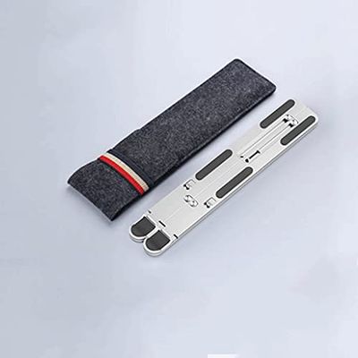 PGENX Aluminum Alloy Laptop Holder Stand Adjustable Folding Portable for Notebook Computer Bracket Lifting Cooling Holder Non-Slip