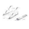 PGENX Aluminum Alloy Laptop Holder Stand Adjustable Folding Portable for Notebook Computer Bracket Lifting Cooling Holder Non-Slip view 2