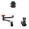 CAMVATE 5/8"-27 Male Threaded Cold Shoe Adapter + Wall Ceiling Mount with 1/4"-20 Thread + 11 inch Magic Arm view 1
