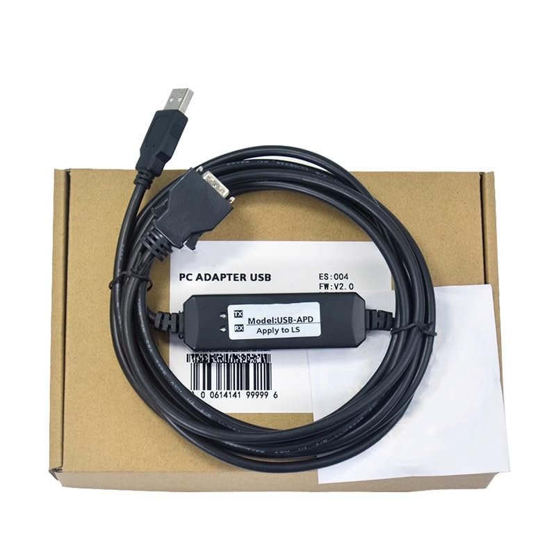 USB-APD for LS APD Series Servo Drive Debugging Cable PC Download Cable Programming Cable Data Cable Dual Chip Design Industrial Grade 3 Meter