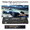 HDMI 2.0 Switch 3 in 1 Out 4K 60Hz, 3 Port HDMI Selector Box with IR Remote Control, Support UHD HDCP 2.2 HDR10 3D 18Gbps, Auto Switch, Compatible with Xbox PS5/4/3 Fire Stick DVD Player PC HDTV view 3