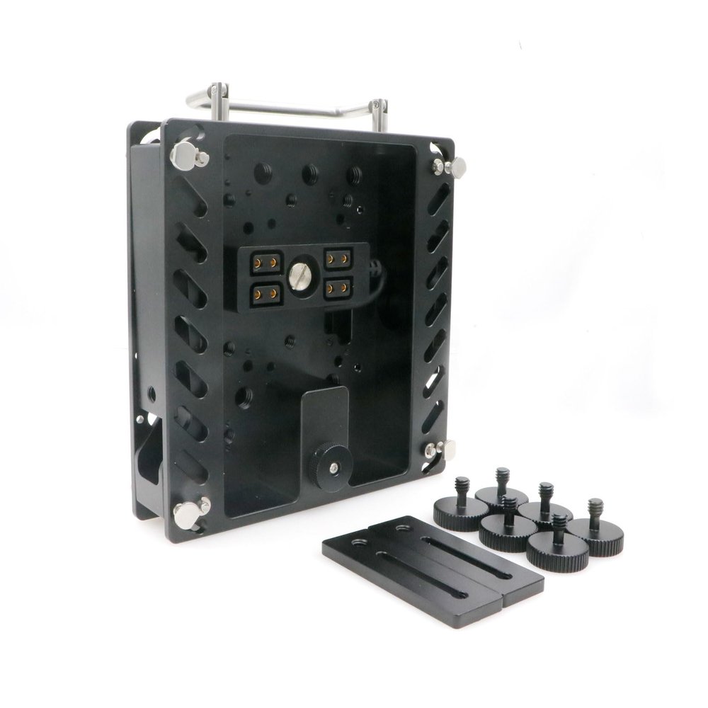 Alvins Multi Functional Portable Extension Bracket with V-Mount Plate for TV Logic| Blackmagic| Atomos monitor for Hollyland| DJI| Accesoon Video Wireless Transmission