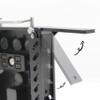 Alvins Multi Functional Portable Extension Bracket with V-Mount Plate for TV Logic| Blackmagic| Atomos monitor for Hollyland| DJI| Accesoon Video Wireless Transmission view 2