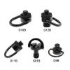 1/4-20 Inch Black Stainless Steel Quick Mount Plate Camera Shoulder Strap Screw Ballhead D-Ring Handle Quick Release Screw(D11B 3PCS) view 2