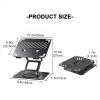 360 Rotating Laptop Stand, Portable Laptop Stand, Foldable Stand, for 11-17.3 inch Laptops view 2