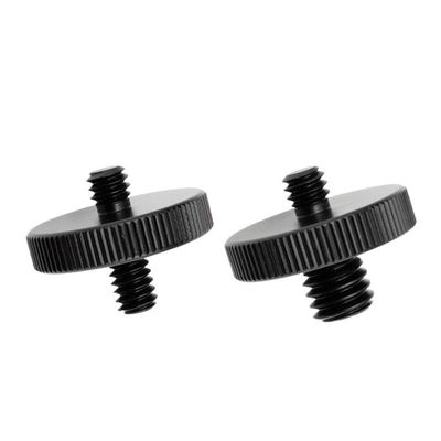 1/2PC 1/4 to 1/4 3/8 Inch Conversion Screw Photography Accessories Camera Screw Aluminum Alloy for Tripod Quick-Release Plate(B18 B19)