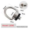 1/4 Strap Screw D Ring Camera Screw Mount 1/4 Inch Quick Release Plate Screw Adapter for The Camera Photography Accessories view 2