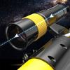 CUTPOIY Telescope Astronomical Telescope Children's Entry High-Definition Dual-Use Spectacles Suitable for Adult Beginners/Yellow (White) view 4
