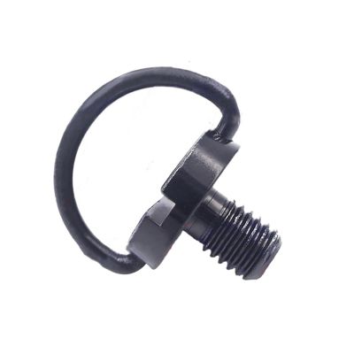 1PCS M2 M2.5 M3 M5 Stainless Steel D-Ring Camera Mount Screw Quick Release Plate Adapter Screw for Tripod Monopod Screw(M5 7mm Black)