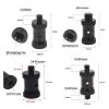 1pcs 1/4 to 1/4 3/8 Inch Tripod Converter Adapter Screw Male Female Bracket for DSLR Camera Flash Lights Mic Conversion(14 to 38 Female) view 3