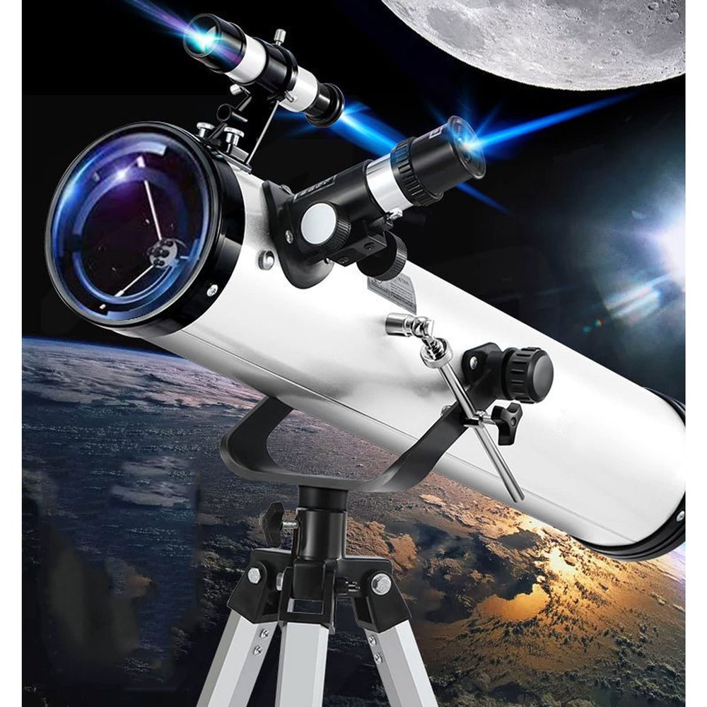 CUTPOIY Telescopes for Beginners,114Mm Telescope for Kids Adults,Telescope for Beginners for Stargazing/White/F (White H) (White G)