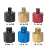 1pcs 1/4 to 3/8 Inch Screw Universal Camera Conversion Screw Tripod Ballhead Quick Release Mount Adapter Aluminum for DSLR(Z62 1PC) view 3