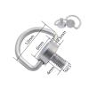 1PCS M2 M2.5 M3 M5 Stainless Steel D-Ring Camera Mount Screw Quick Release Plate Adapter Screw for Tripod Monopod Screw(M2.5 4mm Thread) view 2