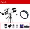 CUTPOIY Telescope for Adults Kids, 70Mm Aperture Refractor Telescopes for Beginners, Portable Telescope with, for Kids/White/a (White a) (White C) view 2