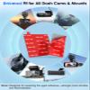 4Pcs Adhesive Sticky Pads for Dash Cam, 3M VHB Square High Heat Resistant Double-Sided Sticker Replacement Fit for Windshield Dashcam Mount, 2.83" Car Windscreen Window Glass Mounting Tape Heavy Duty view 2